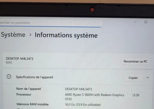 Gaming Lenovo IdeaPad 3 | AMD RYZEN 5 5600H @3.3GHz | NVIDIA RTX 3050 6GB | 16GB RAM | 512GB NVMe