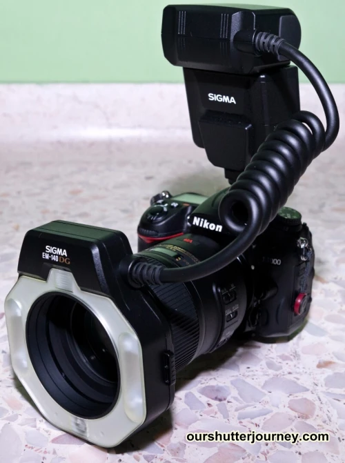 Sigma MACRO EM-140 DG- Flash annulaire - 14m - dédié aux Boîtiers Nikon i-TTL