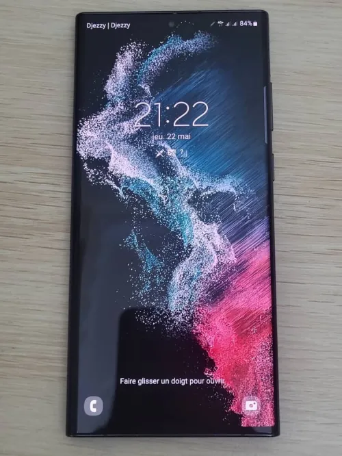 SAMSUNG GALAXY S22 Ultra 128GB 5G ( le telephone déverrouillé avec unlock bootloader d'ou le prix bas )
