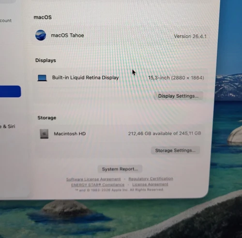 MacBook Air M2 15'' 2023 | PUCE M2 8 CPU | GPU 10 COEURS | 24GB RAM | 256GB SSD | CYCLES 362