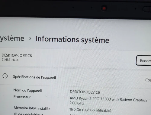LENOVO THINKPAD L15 GEN 4 15.6 FHD | RYZEN 5 PRO 7530U | 16GB RAM | 512GB NVMe SSD | RADEON GRAPHICS