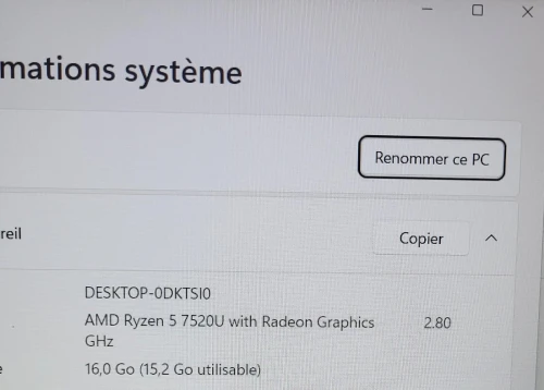 ACER ASPIRE 5 15.6 FHD | RYZEN 5 7520U | 16GB RAM | 512GB NVMe SSD | AMD RADEON GRAPHICS