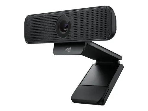 Logitech C925e, Webcam Professionnelle pour la visioconférence - vidéo HD 1080p/30 IPS, Correction lumière, autofocus, Son Clair, pour Microsoft Teams, Google Meet, Skype, WebEx, Cisco