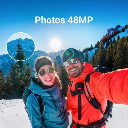 Insta360 One RS Twin Edition on Geht's Kit - Caméra d'action étanche 4K60fps et 5.7K 360 avec objectifs interchangeables - stabilisation - Photos 48MP - HDR Actif - Traitement IA