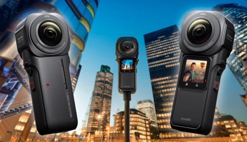 Insta360 One RS 1-inch 360 Edition - Caméra 360 VIDEO UHD 6K avec Deux capteurs 1 Pouce, co-conçue avec Leica, Photo 21MP, stabilisation FlowState, Faible luminosité de qualité, résistante à l'eau