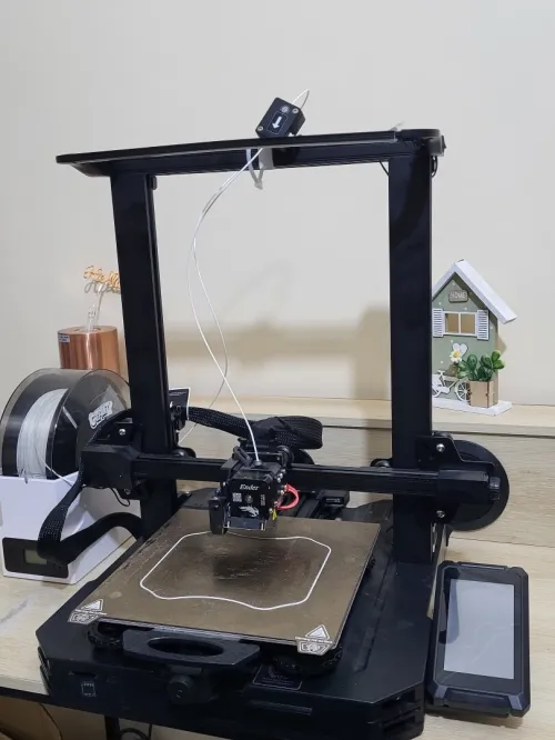 Creality Imprimante 3D Ender-3 S1 Pro avec 300C Buse Haute Température, 160mm/s Impression Rapide & Plaque PEI en Acier à Ressort & Bande Lumineuse LED
