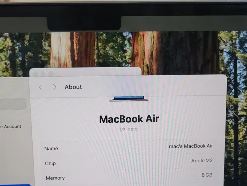 MacBook Air M2 2023 | PUCE M2 8 CPU | GPU 10 COEURS | 8GB RAM | 256GB SSD | CYCLES 61