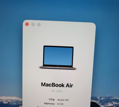 MacBook Air M1 | 8GB RAM | 256GB SSD | COMPTAGE DE CYCLES 91