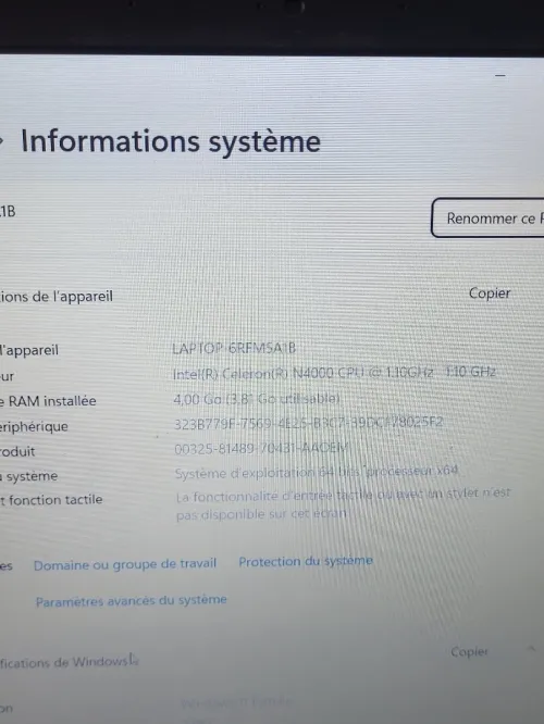 ASUS ASPIRE 3 15.6'' FHD | INTEL CELERON N4000 | 4GB RAM | 256GB NVMe SSD | INTEL UHD GRAPHICS