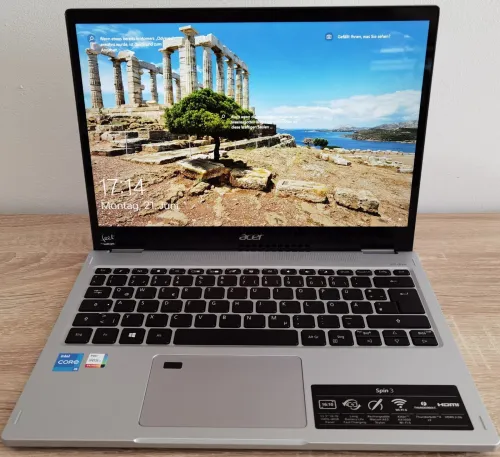 ACER SPIN X360 TACTILE | 2-EN-1 | CORE i5 1135G7 | 8GB RAM | 512GB NVMe SSD | IRIS XE GRAPHICS