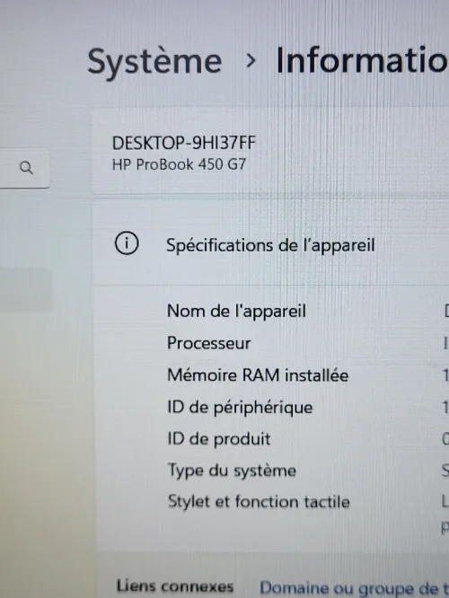 HP ProBook 450 G7 | INTEL CORE i7 10510U | 16GB RAM | 512GB NVMe SSD | INTEL UHD GRAPHICS