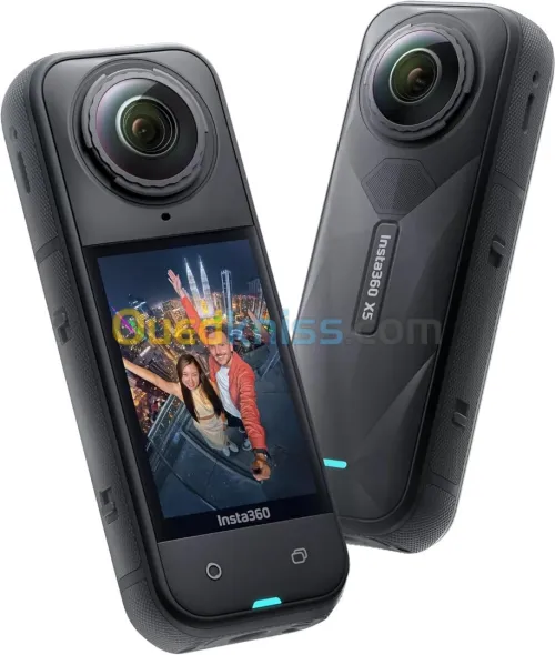Insta360 X5 - Caméra d'action 8K 360 degrés - Triple Puissance AI et objectifs remplaçables + étui 