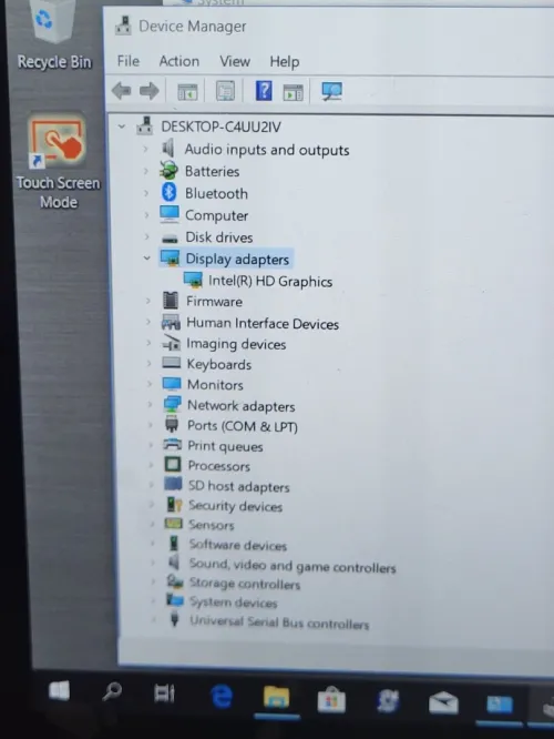 Tablette Getac TACTILE durcie étanche | INTEL ATOM X7 Z8700 @1.6GHz | 128 SSD | 4GB RAM | Win 10 Pro