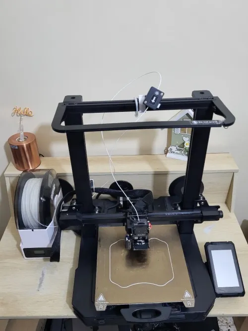 Creality Imprimante 3D Ender-3 S1 Pro avec 300C Buse Haute Température, 160mm/s Impression Rapide & Plaque PEI en Acier à Ressort & Bande Lumineuse LED