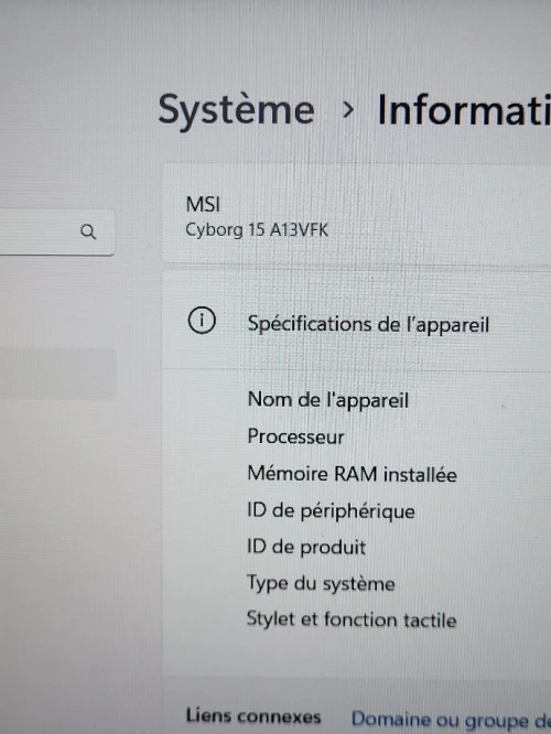 GAMING MSI Cyborg 144 Hz | CORE i7-13620H | NVIDIA RTX 4060 8GB | 512GB SSD | 16GB RAM |