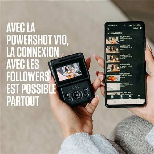 Canon PowerShot V10 la caméra pour le vlogging 4K UHD en toute facilité