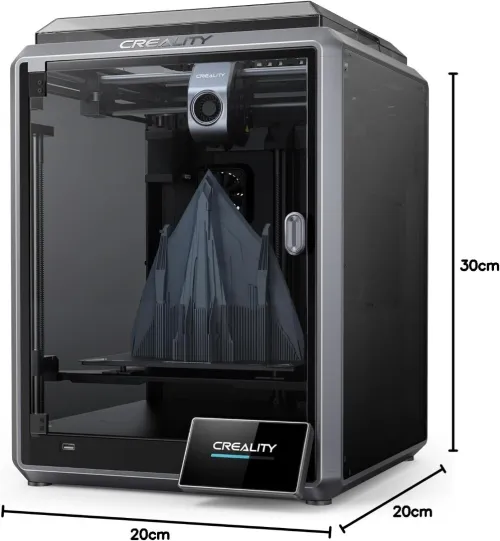 Creality K1 Imprimante 3D, 600mm/s Ultra Rapide Vitesse Impression, 300C Haute-Temp Buse