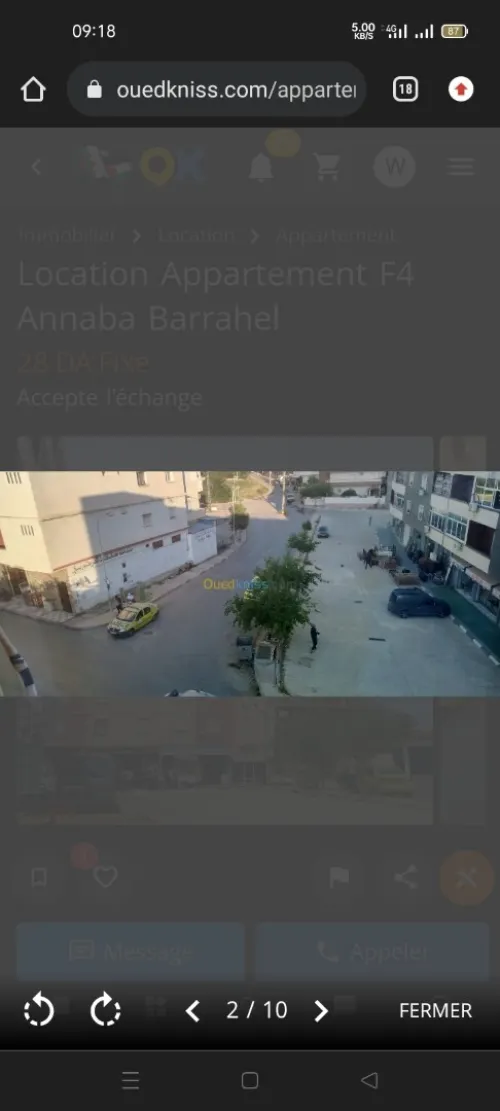 Vente Appartement F4 Annaba Barrahel