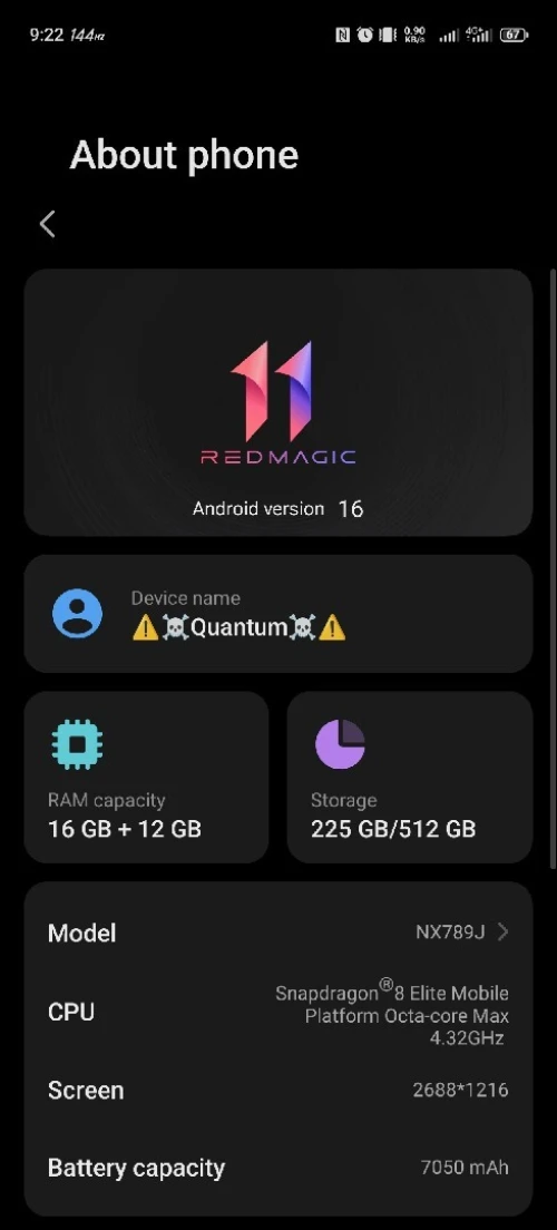 NUBIA Redmagic 10 pro plus