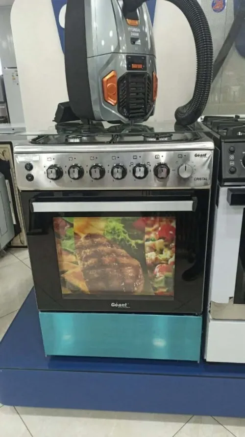 PROMO Cuisinière Géant Crystal inox/ Ventillé 33500Da