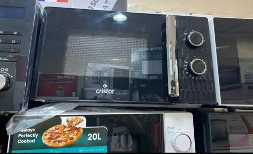PROMO Micro-ondes 20L Cristor 700watt Blanc 16500Da/ Noir 17000Da