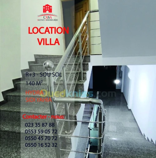 Location Villa Alger Hydra
