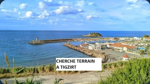 Cherche achat Terrain Tizi Ouzou Tigzirt