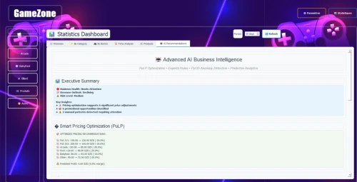Logiciel de gestion de salle de jeux , fiable et testé