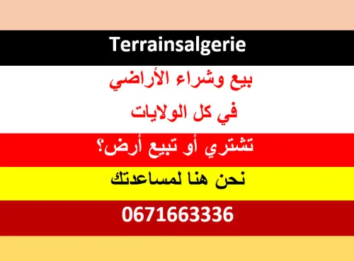 Vente Terrain Bouira Ain el turc