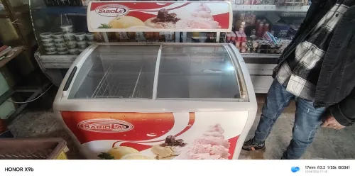 Conjulateur la crème + frigo comptoir