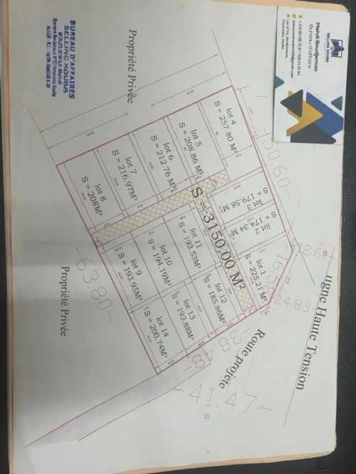 Vente Terrain Alger Draria
