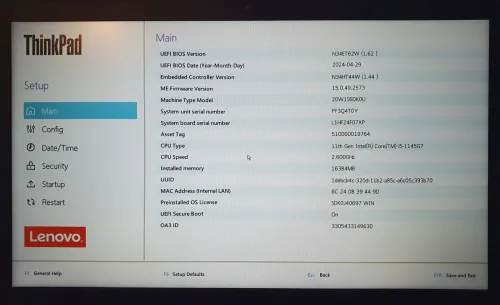 Thinkpad T14 gen2i