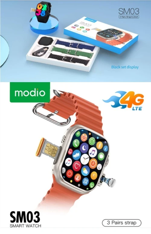 Smartwatch  ساعة ذكية تدعم شريحة الإتصال