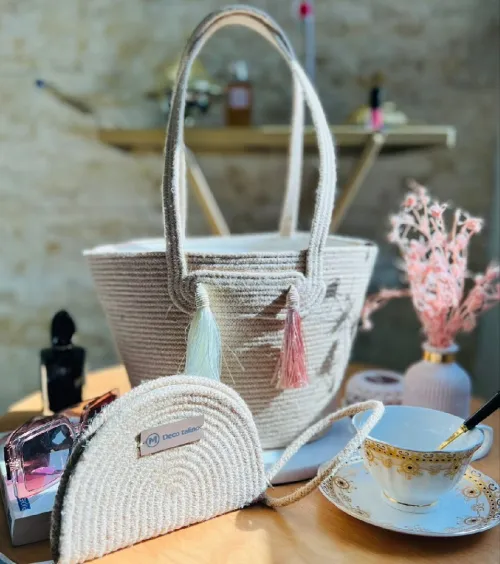 Sac à main + porte monnaie 