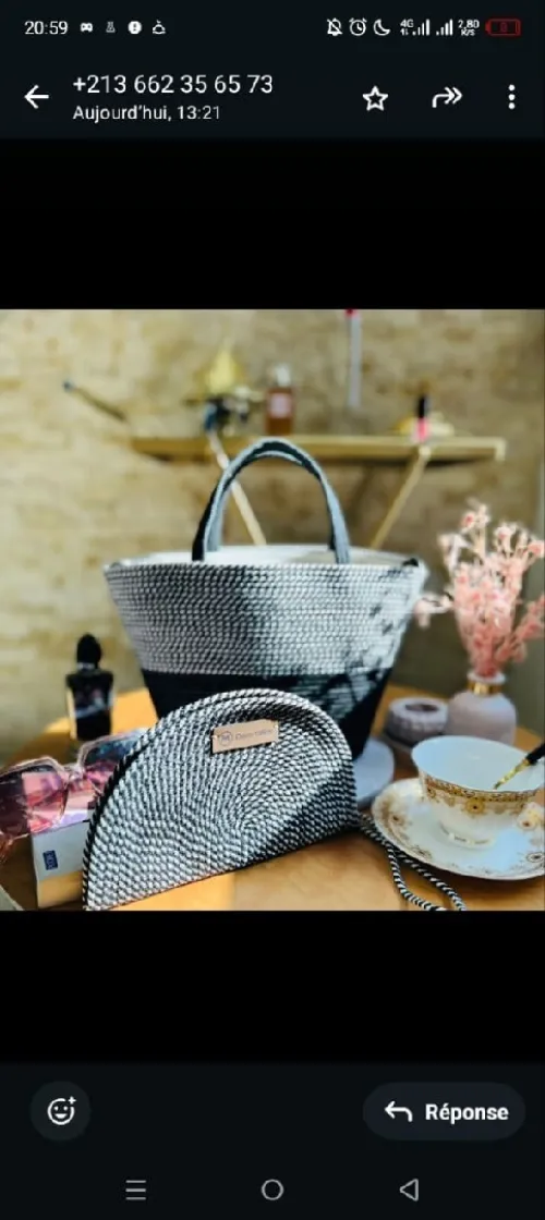 Sac à main + porte monnaie 