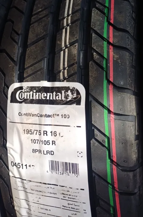 4 pneus 195/75R16C Continental neufs