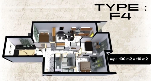Vente Appartement F4 Oran Bir el djir