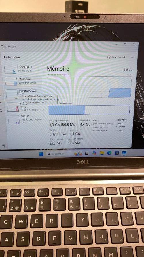 Dell 7400 i5-08TH 8RAM 256SSD