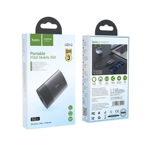 Disque Dur Externe UD12 PSSD Hoco 512 Go