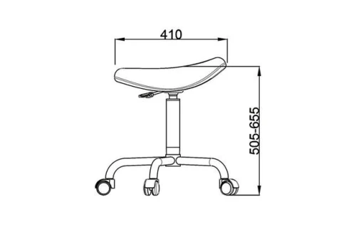 Tabouret forme selle de cheval 