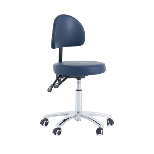 Tabouret rond avec dossier 