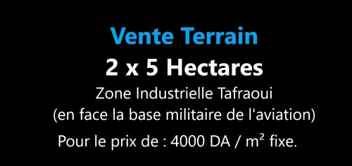 Vente Terrain Oran Tafraoui