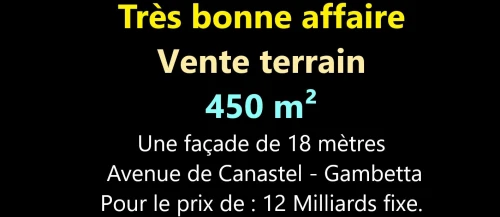 Vente Terrain Oran Oran