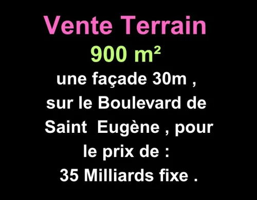 Vente Terrain Oran Oran