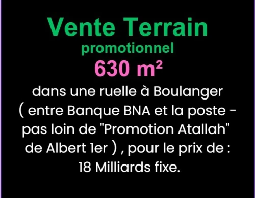 Vente Terrain Oran Oran