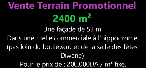 Vente Terrain Oran Oran