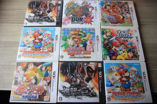 retro games de collection acheté japon ( nintendo playstation sega neogeo  )