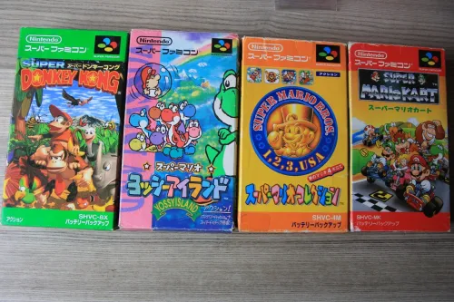 retro games de collection acheté japon ( nintendo playstation sega neogeo  )