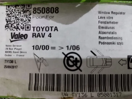 Leve-Vitre (Mécanisme De Lève-Vitre) RAV 4