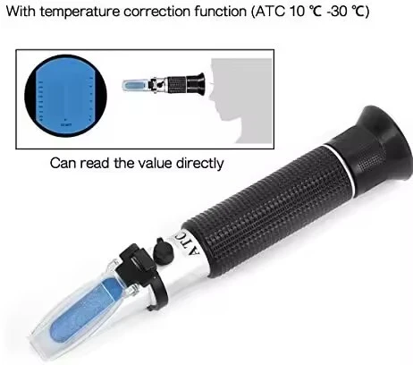 Réfractomètre de Salinité portable avec ATC
